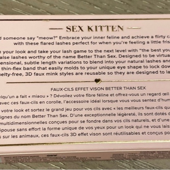 Too Faced Better than Sex false eye lashes Sex Kitten - Picture 6 of 8